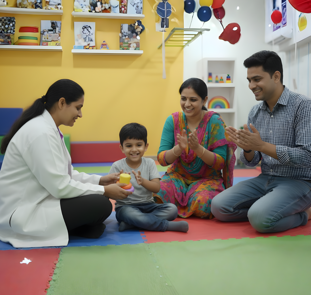 ADHD therapy specialist working with child - professional behavior therapy for ADHD in Delhi